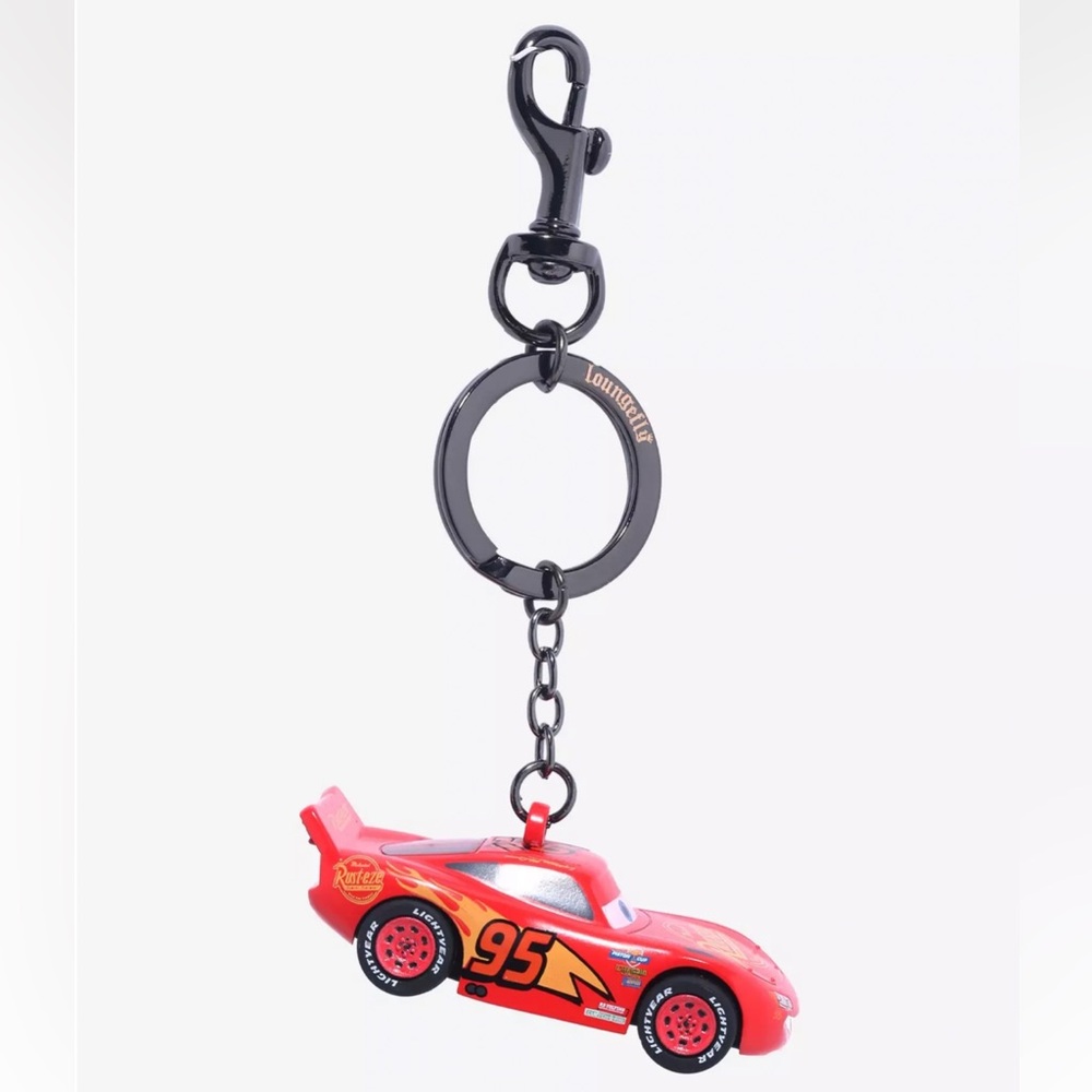 Loungefly Disney Pixar Cars Lightning McQueen Figural
Keychain - Exclusive